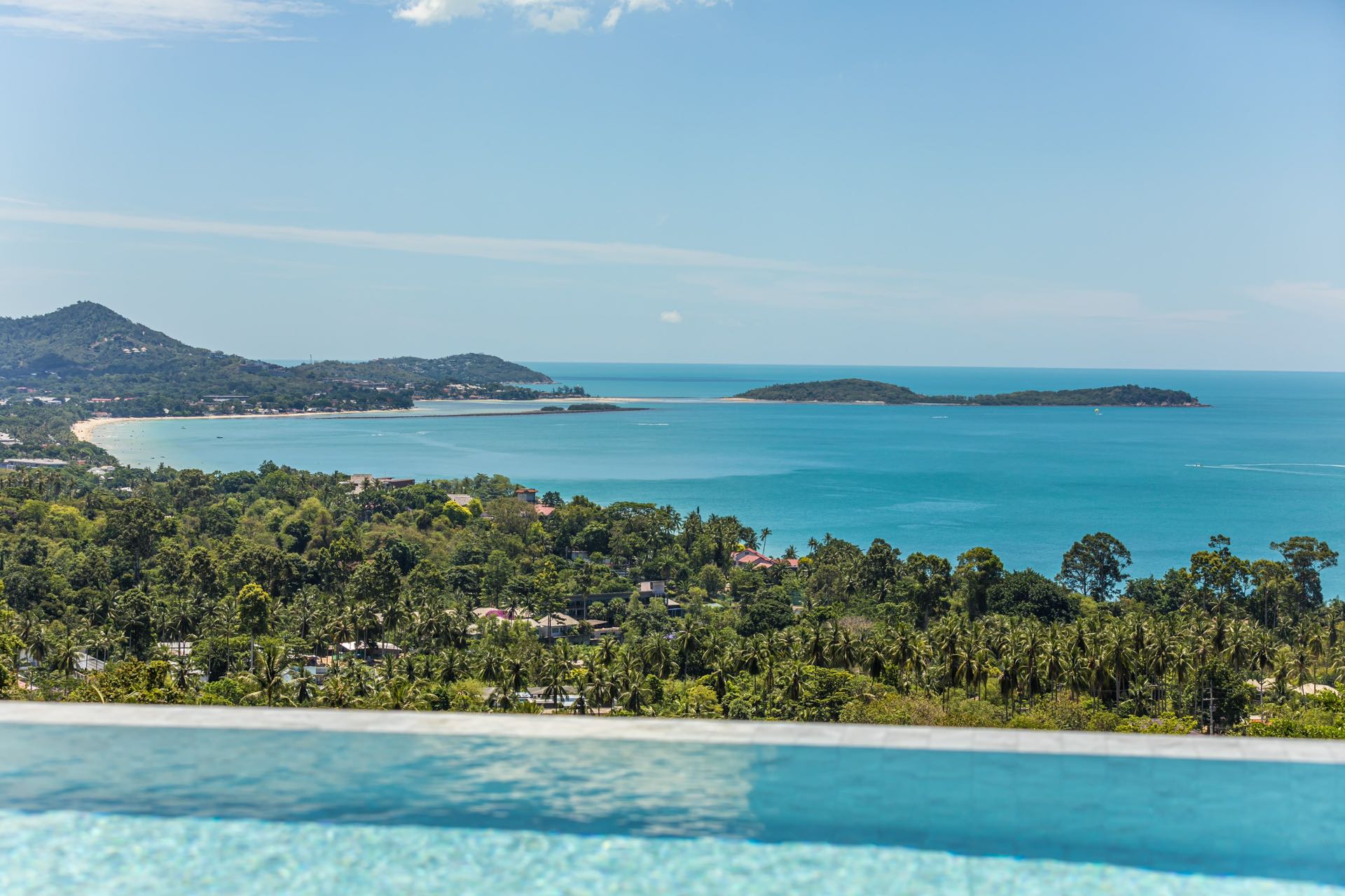 (SOLD) Urbane 3 Bedroom Semi-detached Seaview Pool Villa in Chaweng Noi for sale