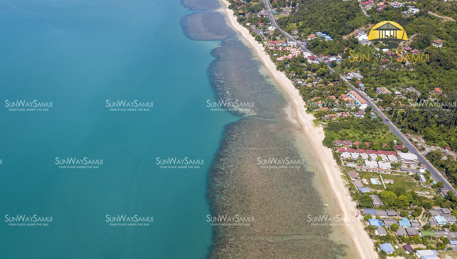 (SOLD) 3.5 Rai Beachfront land for sale in Bangpor, Koh Samui