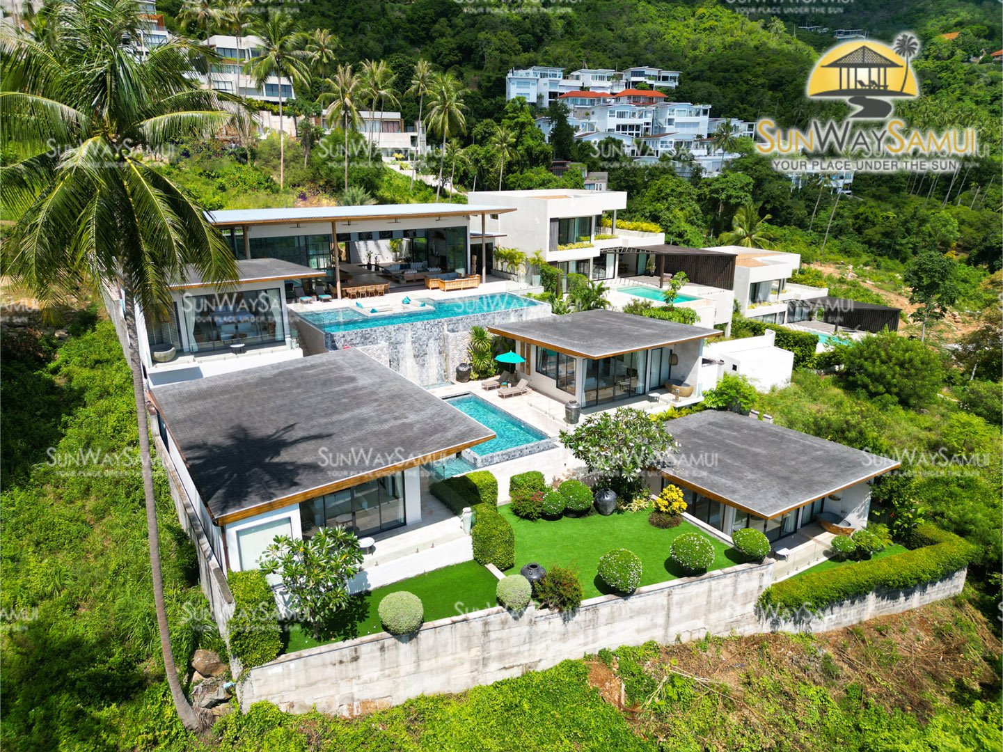 Villa Asi – Astonishing 6 Bedroom Seaview Pool Villa in Chaweng for sale