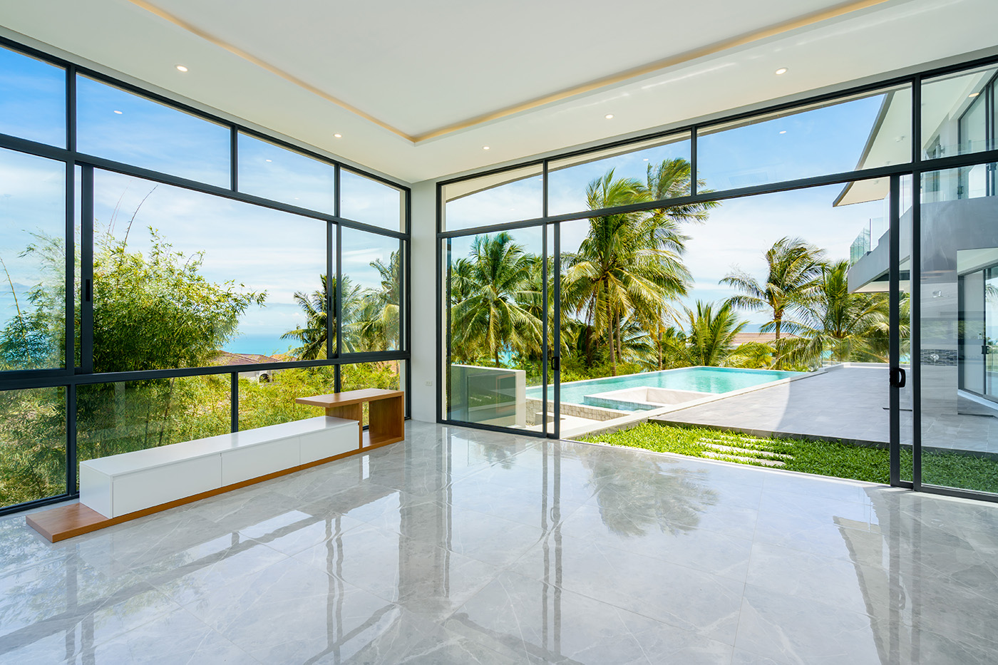 Spanking-New 4 Bedroom Seaview Pool Villa in Bang Por for sale