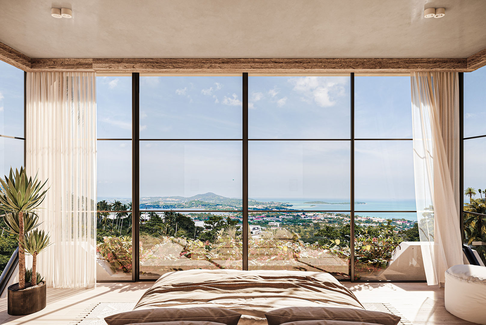 Chandra Villas – Mediterranean 3 Bedroom Seaview Pool Villa in Chaweng