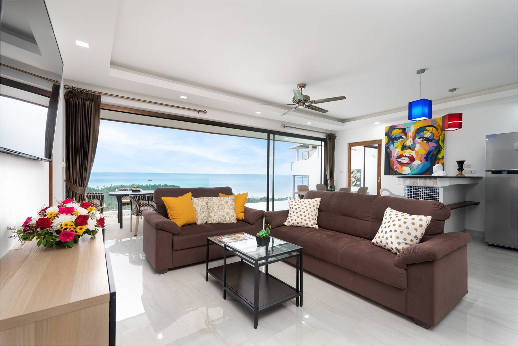 (SOLD) 2 bedroom sea-view apartment Re-Sale in Lamai
