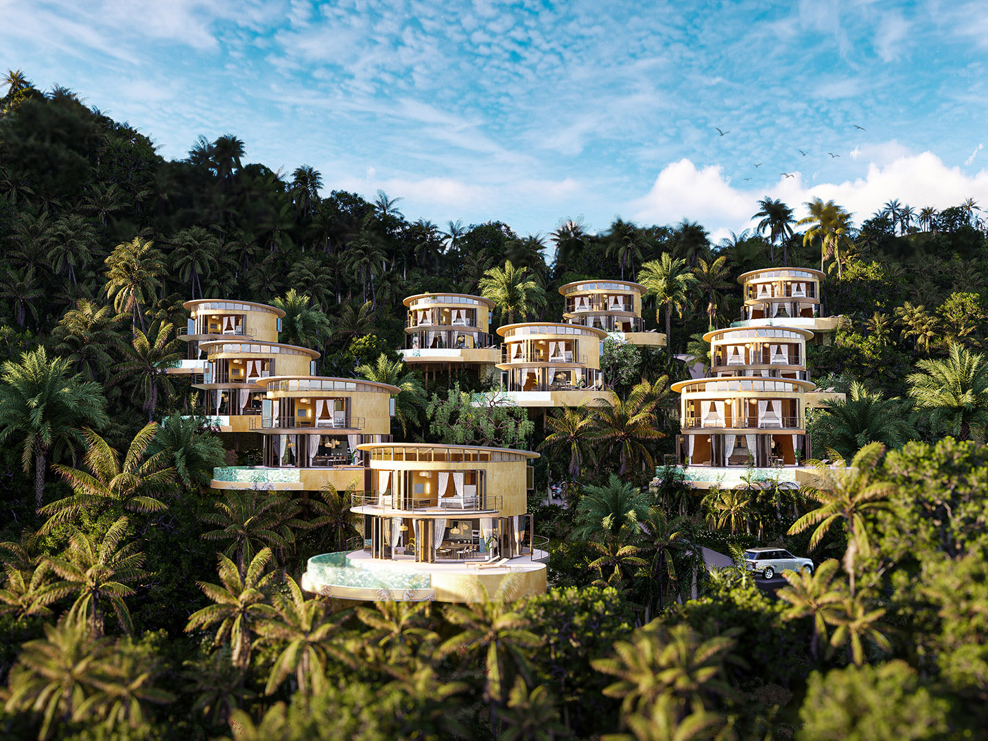 Kunkhao Vale – Ecological 2 Bedroom Seaview Villas in Bang Makham for sale: Kunkhao Vale – Ecological 2 Bedroom Seaview Villas in Bang Makham for sale