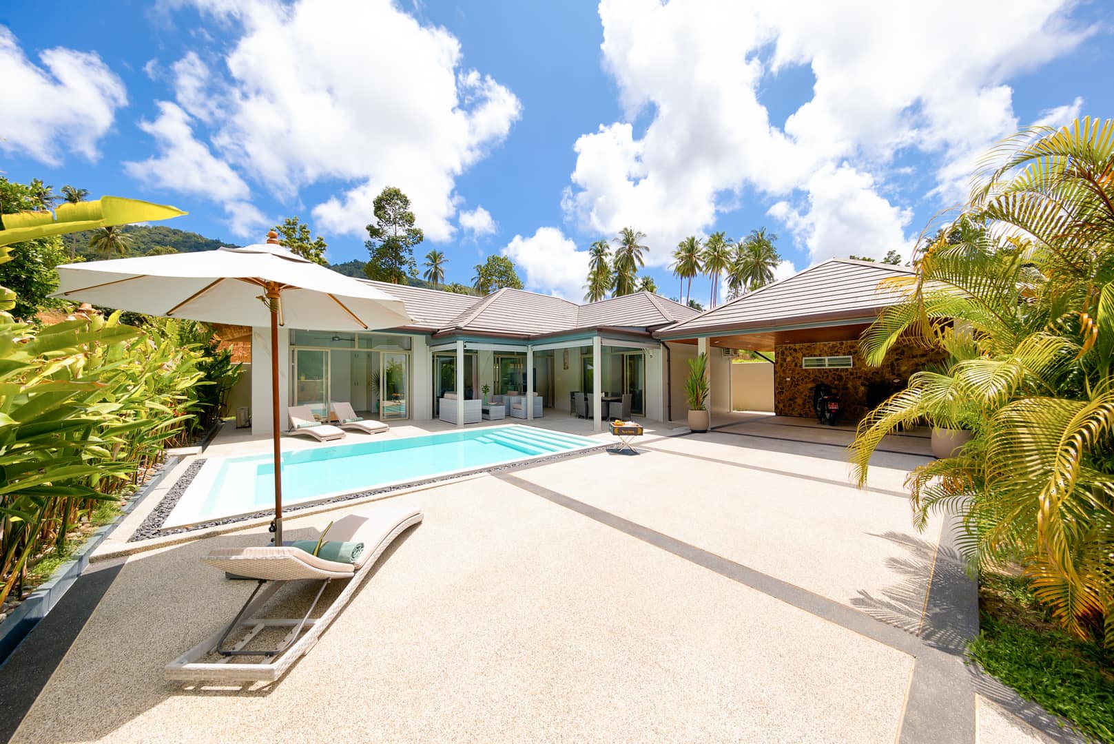 (SOLD) Villa Saona 1 – Chic 3 Bedroom Pool Villa in Lamai for Sale