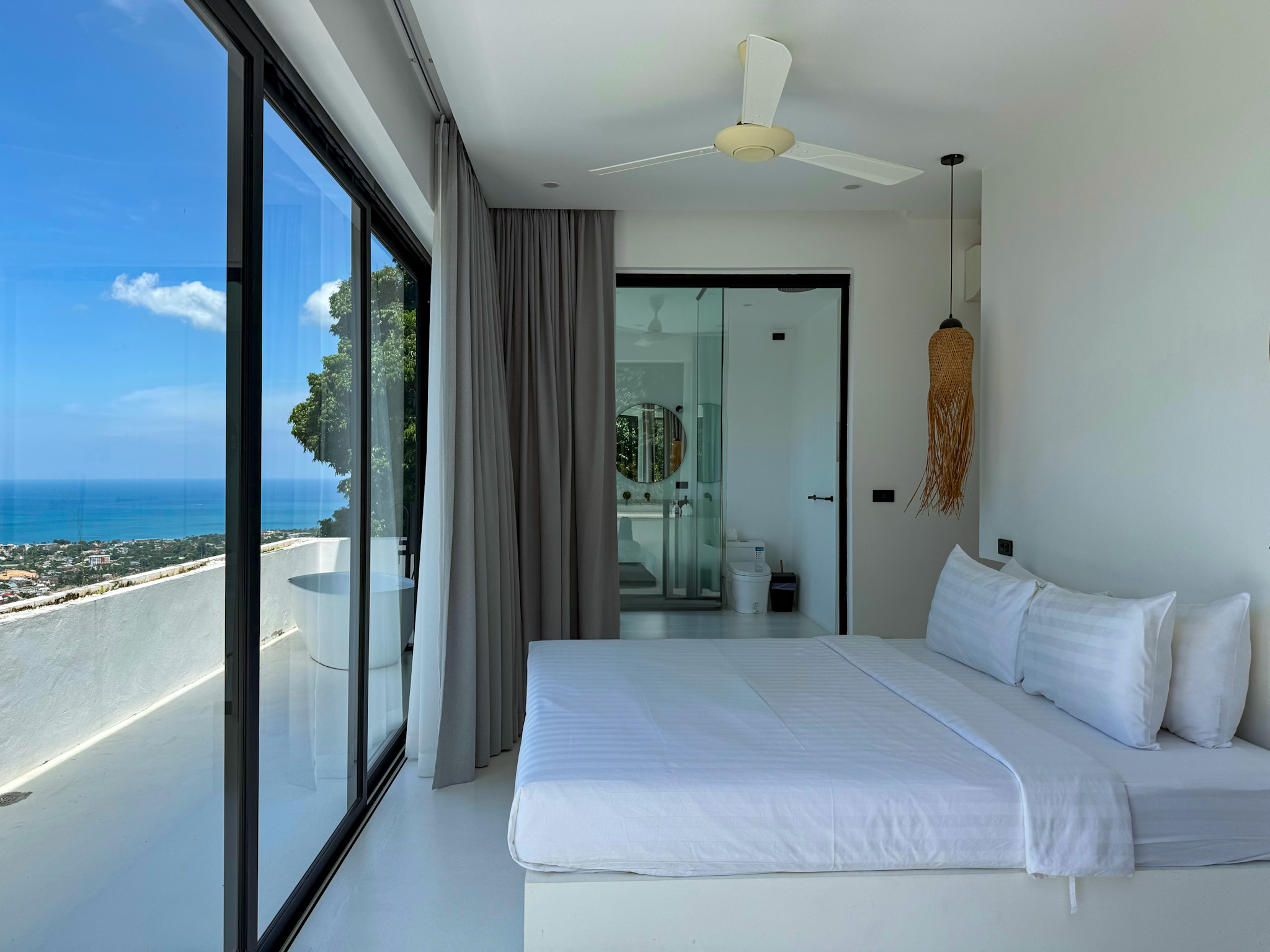 (PRICE REDUCED!) Villa Cocohill - Minimalist 3 Bedroom Seaview Pool Villa in Chaweng for sale