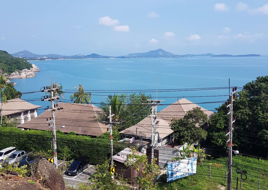 Beautiful piece of 8.5 rai land just off the road with perfect sea view: Beautiful piece of 8.5 rai land just off the road with perfect sea view