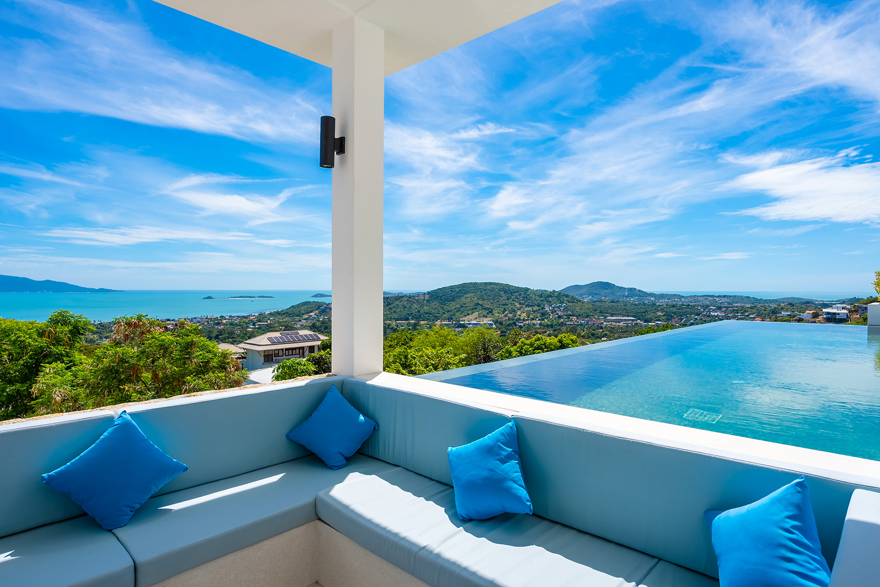 (SOLD) Enchanting 3 Bedroom Seaview Pool Villa in Bophut for sale