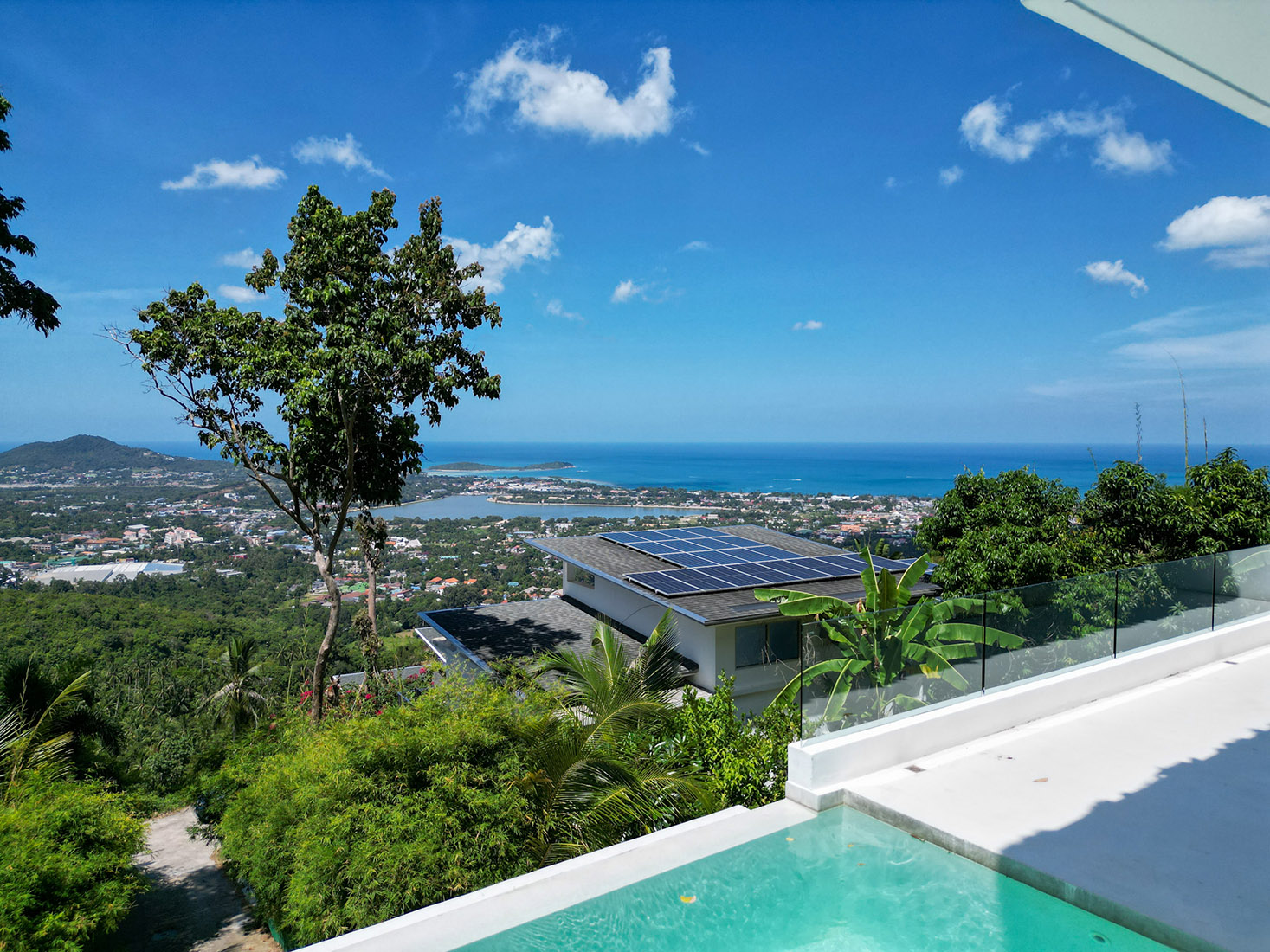 (PRICE REDUCED!) Villa Cocohill - Minimalist 3 Bedroom Seaview Pool Villa in Chaweng for sale