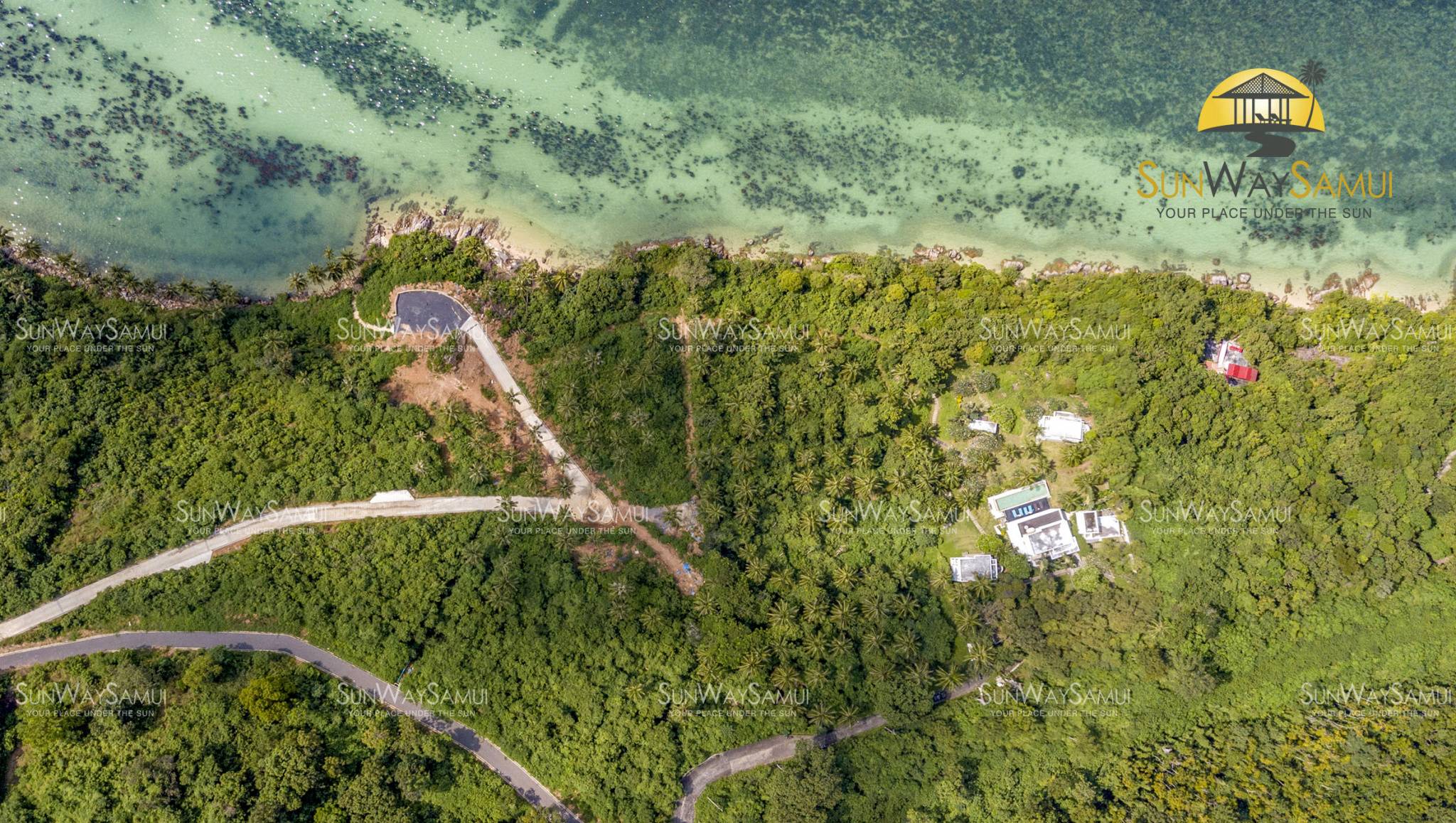 (SOLD) 4.3 Rai Beachfront land for sale in Taling Ngam