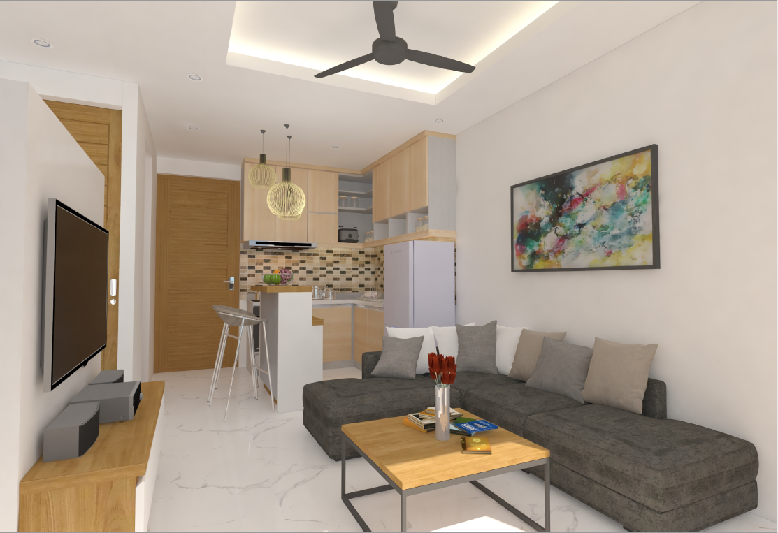 (SOLD) 1-2 Bedroom Sea View Apartments with plunge pool for sale, Lamai