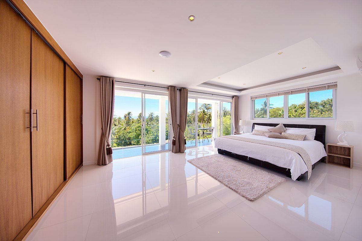 (SOLD) Villa White Lotus - Luxury 7 bedroom Seaview Villa in Maenam for sale