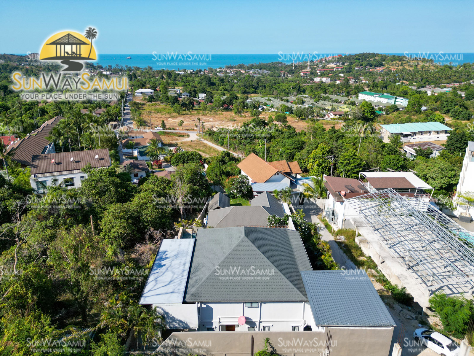 (PRICE REDUCED!) Contemporary 4 Bedroom Seaview Villa in Plai Laem for sale