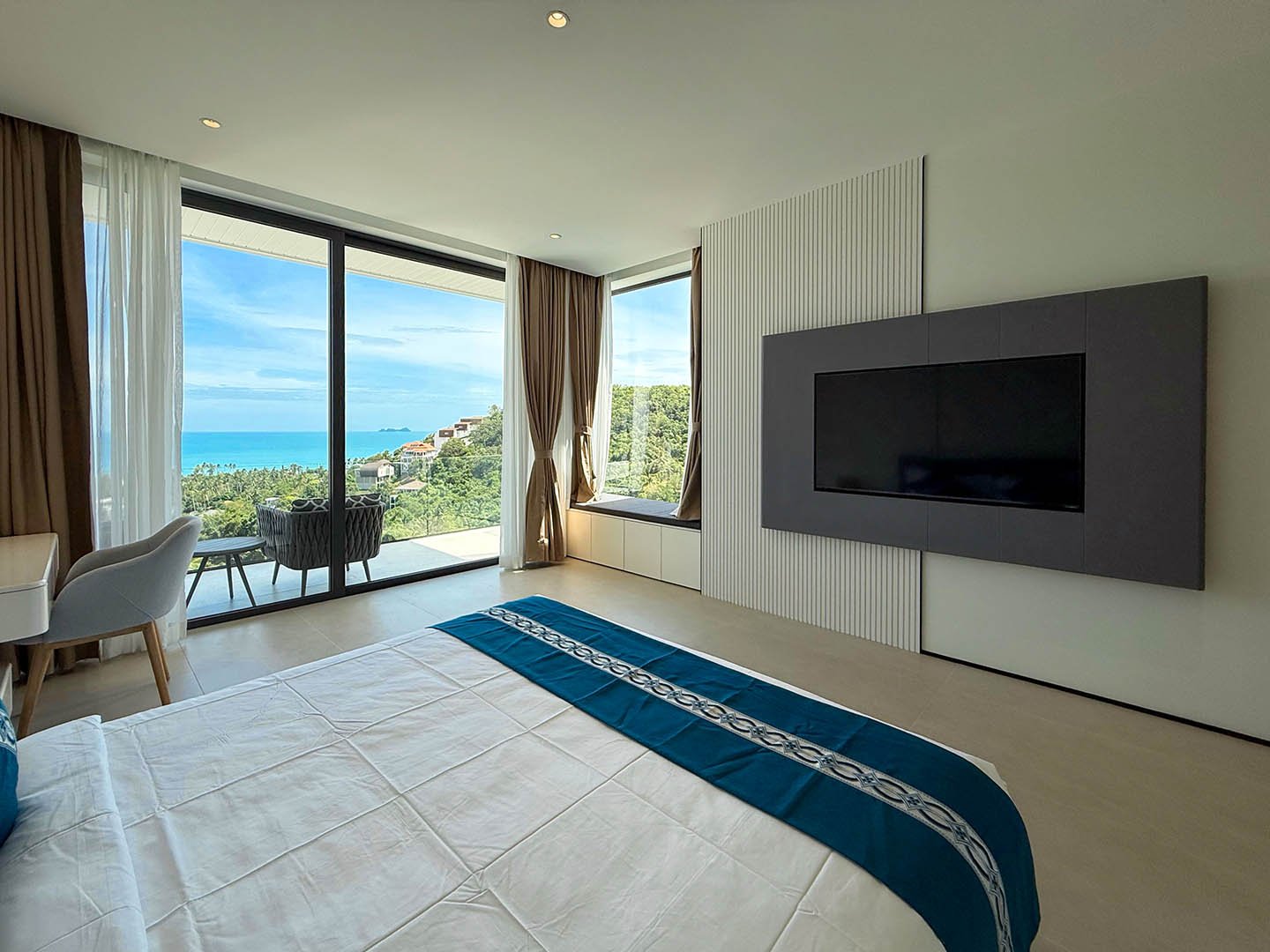 Villa AAA – Brand New 3+1 Bedroom Seaview Pool Villa in Bang Por for sale: Villa AAA – Brand New 3+1 Bedroom Seaview Pool Villa in Bang Por for sale