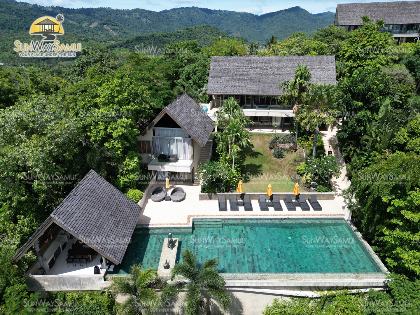 Panacea Retreat – 4 to 5 Bedroom Seaview Pool Villa in Bophut for sale