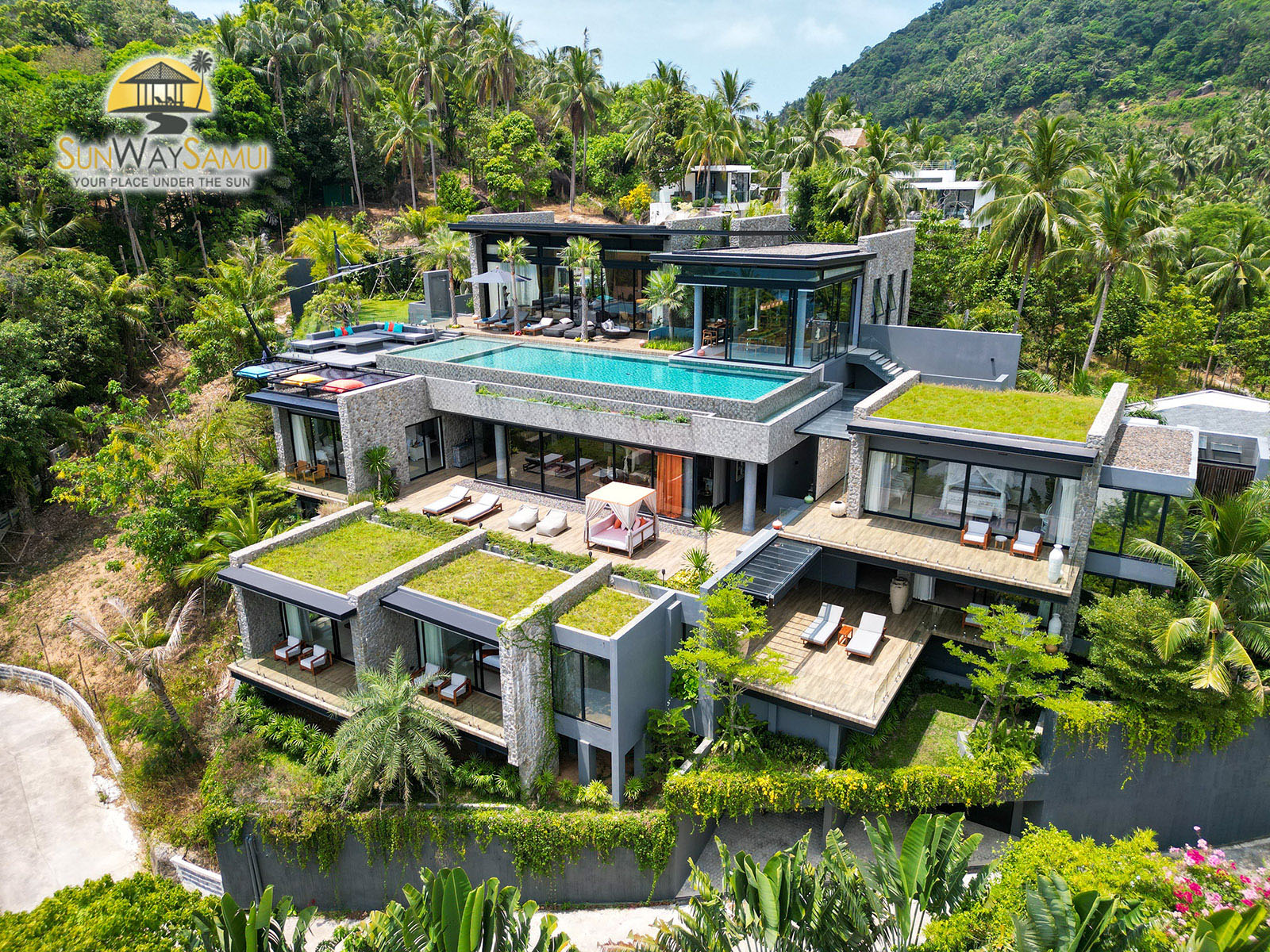 Keeree Tara Villa – Extraordinary 5 Bedroom Seaview Pool Villa in Chaweng Noi for sale