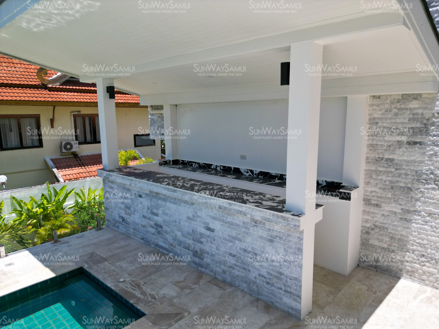 Villa Gabriela – Duplex Beachside Pool Villa with Partial Sea View in Choengmon for Sale