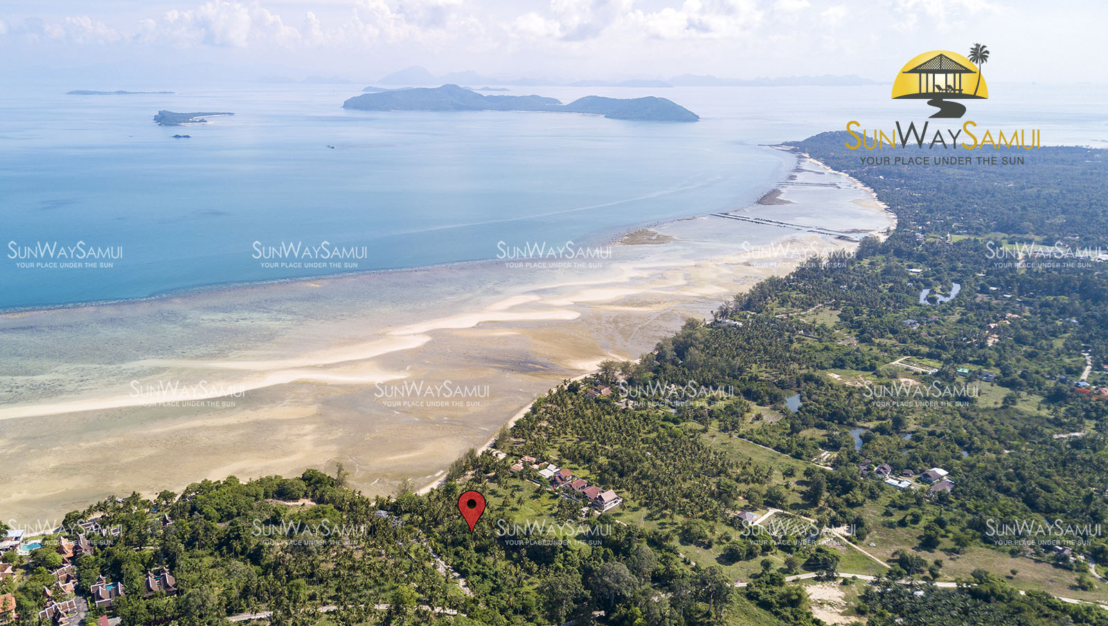 (SOLD) 4.5 Rai Beachfront Land For Sale in Laemset, Koh Samui