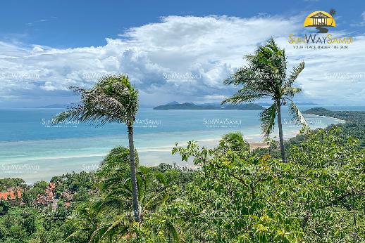 Land "2888 sqm Mountain Top Seaview Land in Laem Sor for sale" sea view, district Bang Kao, sale for 5 850 000 baht