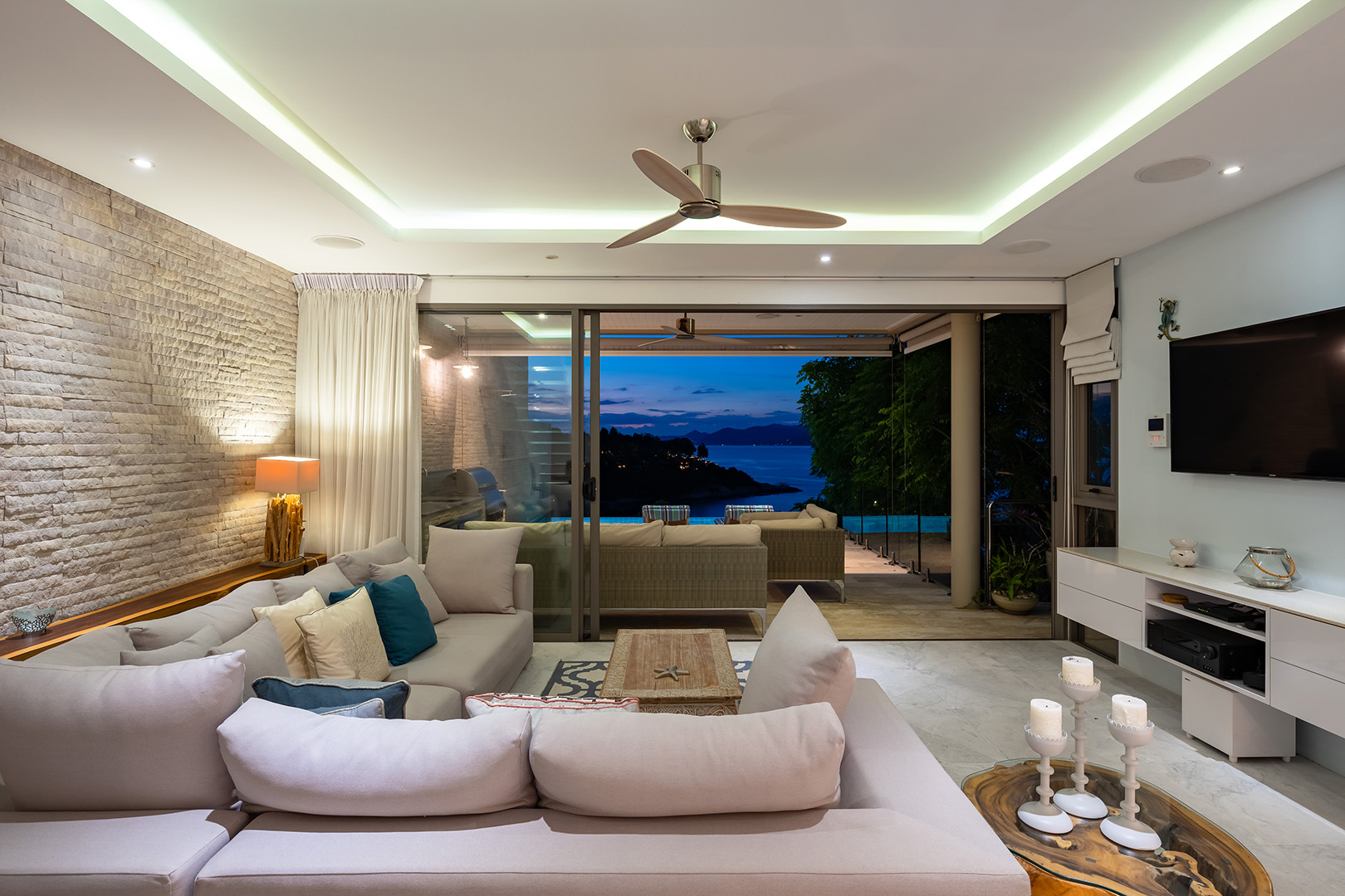 Nautical 4+1 Bedroom Seaview Semi-Detached Pool Villa in Plai Laem for sale