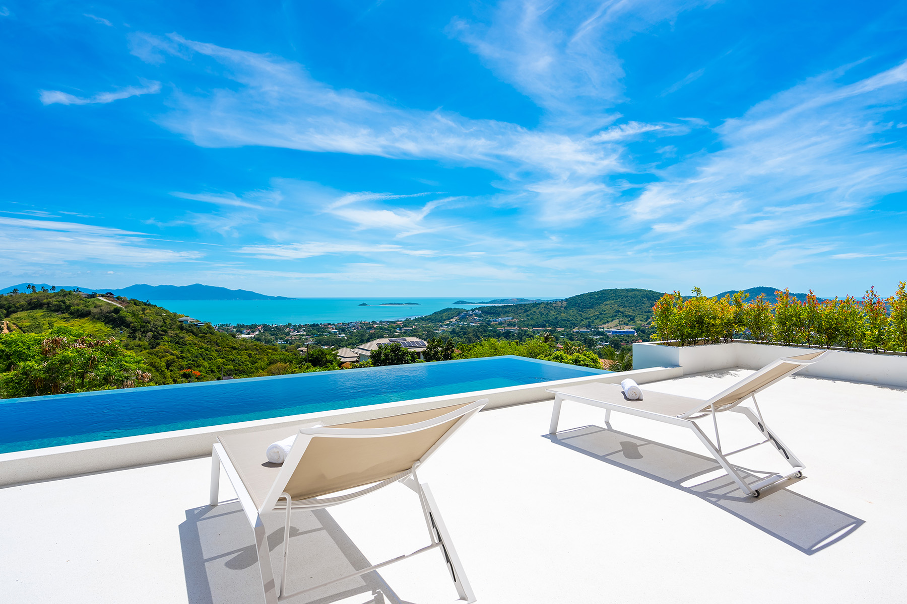 (SOLD) Enchanting 3 Bedroom Seaview Pool Villa in Bophut for sale