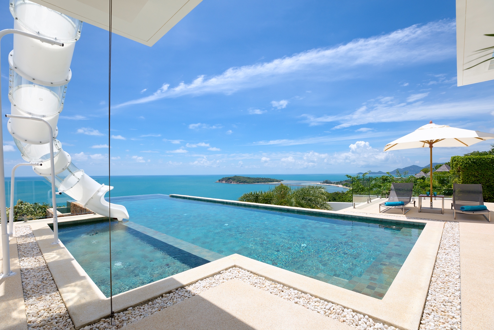 Villa Turquoise – Luxury 4 Bedroom Seaview Villa in North Chaweng for sale