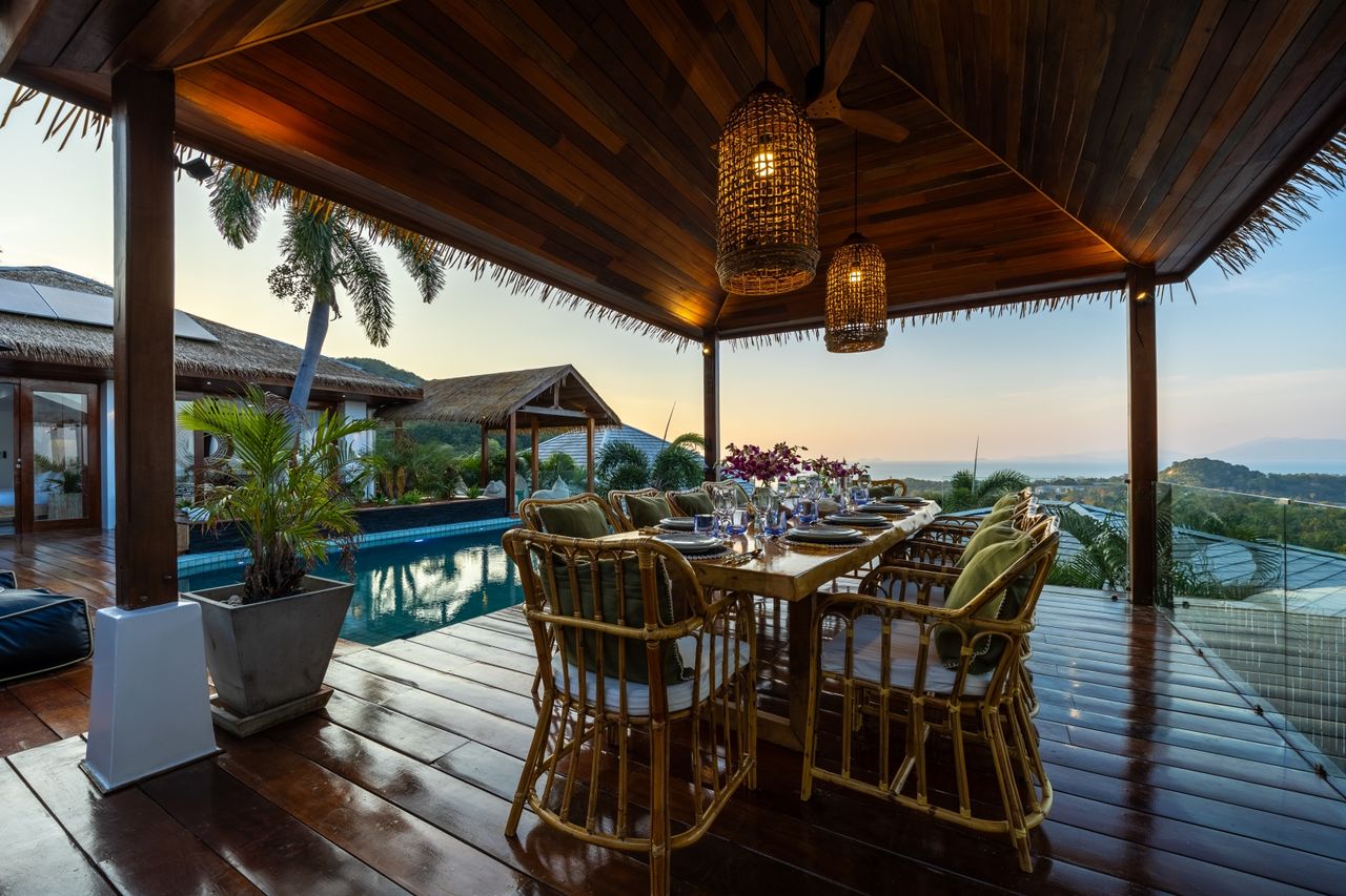 Authentik Villa – Balinese 5 Bedroom Seaview Pool Villa in Bophut: Authentik Villa – Balinese 5 Bedroom Seaview Pool Villa in Bophut