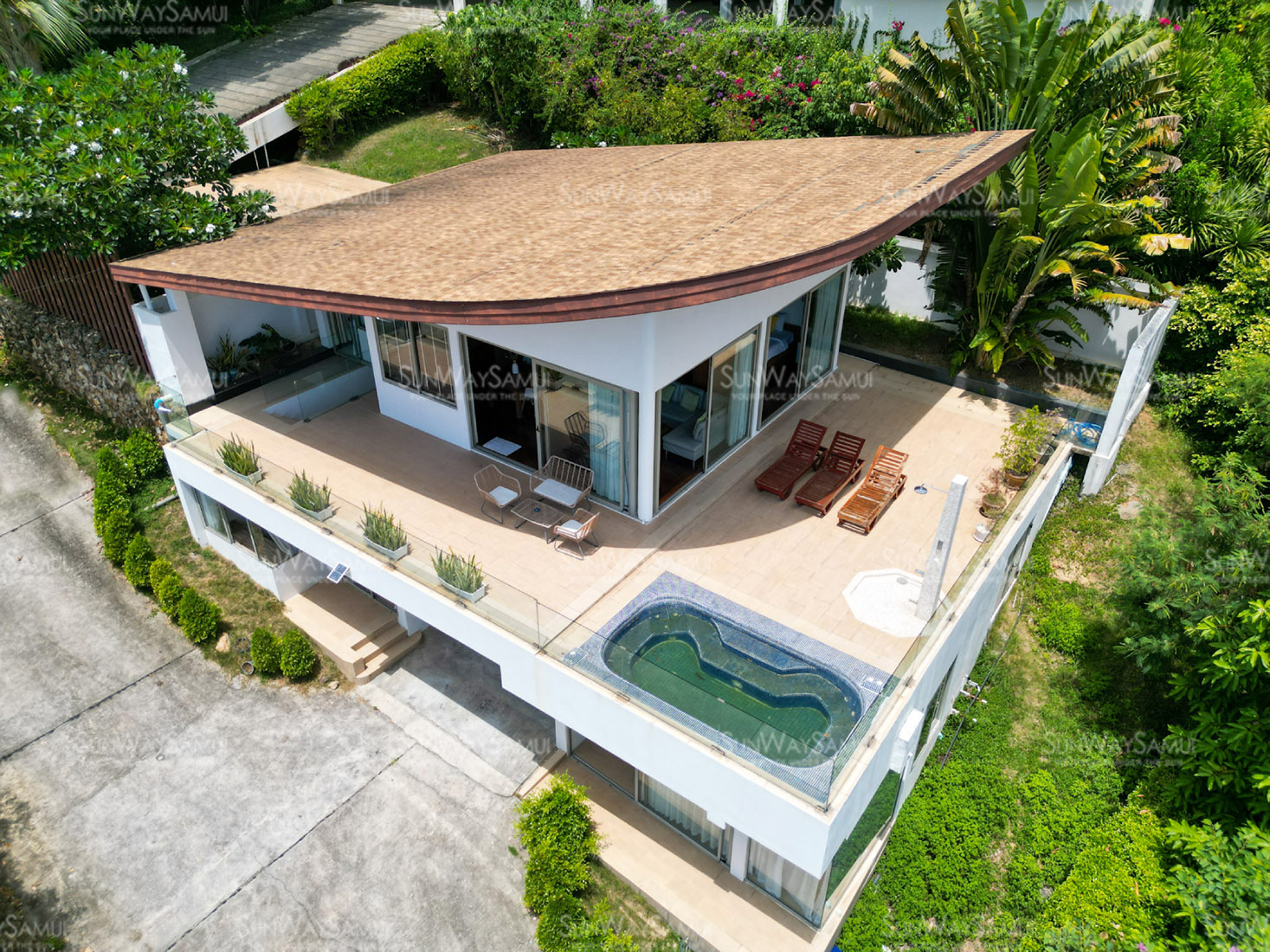 Villa Daniela - Charming 3+1 Bedroom Seaview Villa in Plai Laem for sale