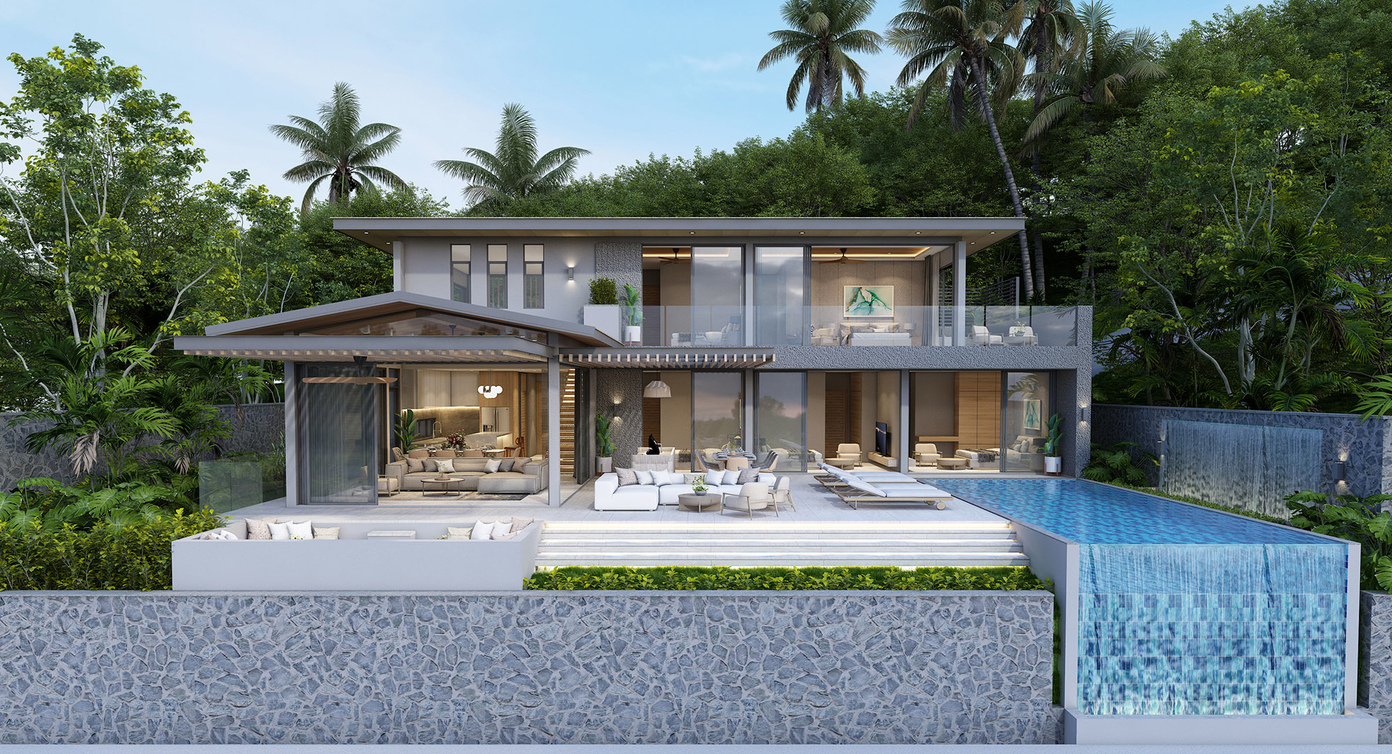 Sense 8 – Sensational 5 Bedroom Seaview Villa in Chaweng Noi for Sale