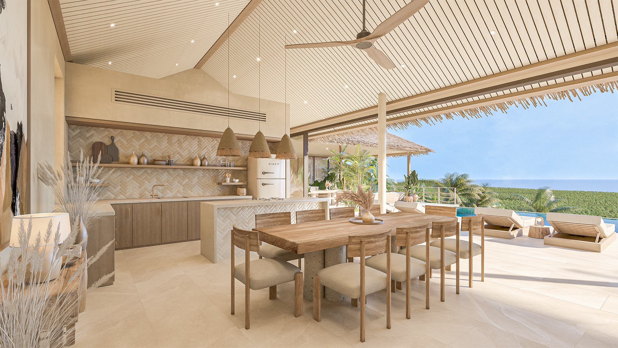 (SOLD) Pacific Sunset – Villa Komodo 5/8 Bedroom Seaview Pool Villa in Bang Makham for sale