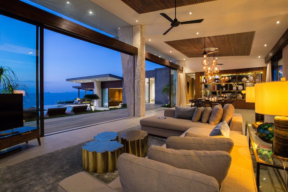 (SOLD) Villa Raku - World renowned designer four bedroom seaview villa for sale in Koh Samui