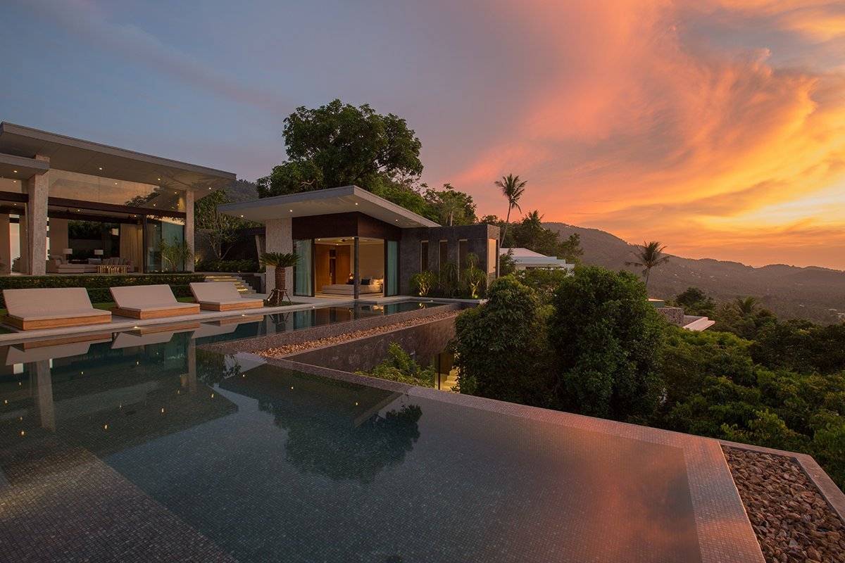 (SOLD) Villa Raku - World renowned designer four bedroom seaview villa for sale in Koh Samui