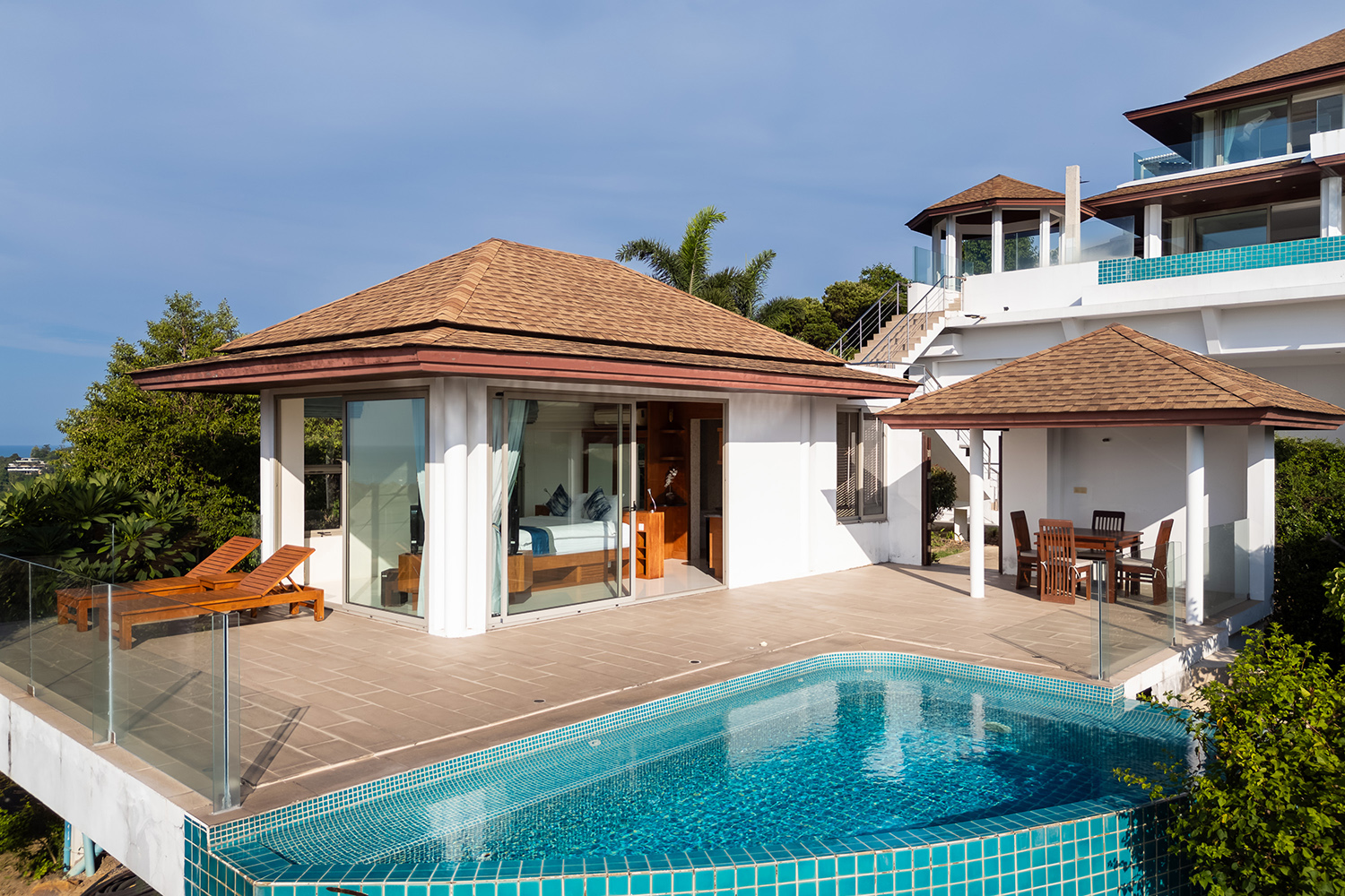 (PRICE REDUCED!) Narai Kiri Villa – Spacious 5 Bedroom Seaview Pool Villa in Plai Laem for sale