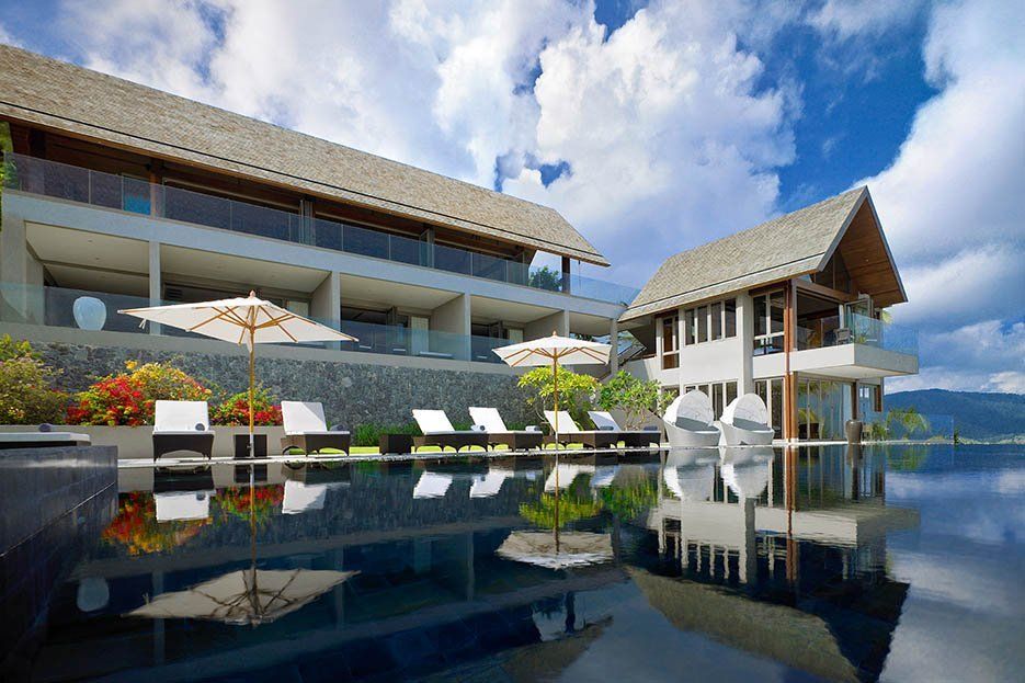 Suralai Villa - Modern Thai 6 Bedroom Seaview Pool Villa in Bophut for sale
