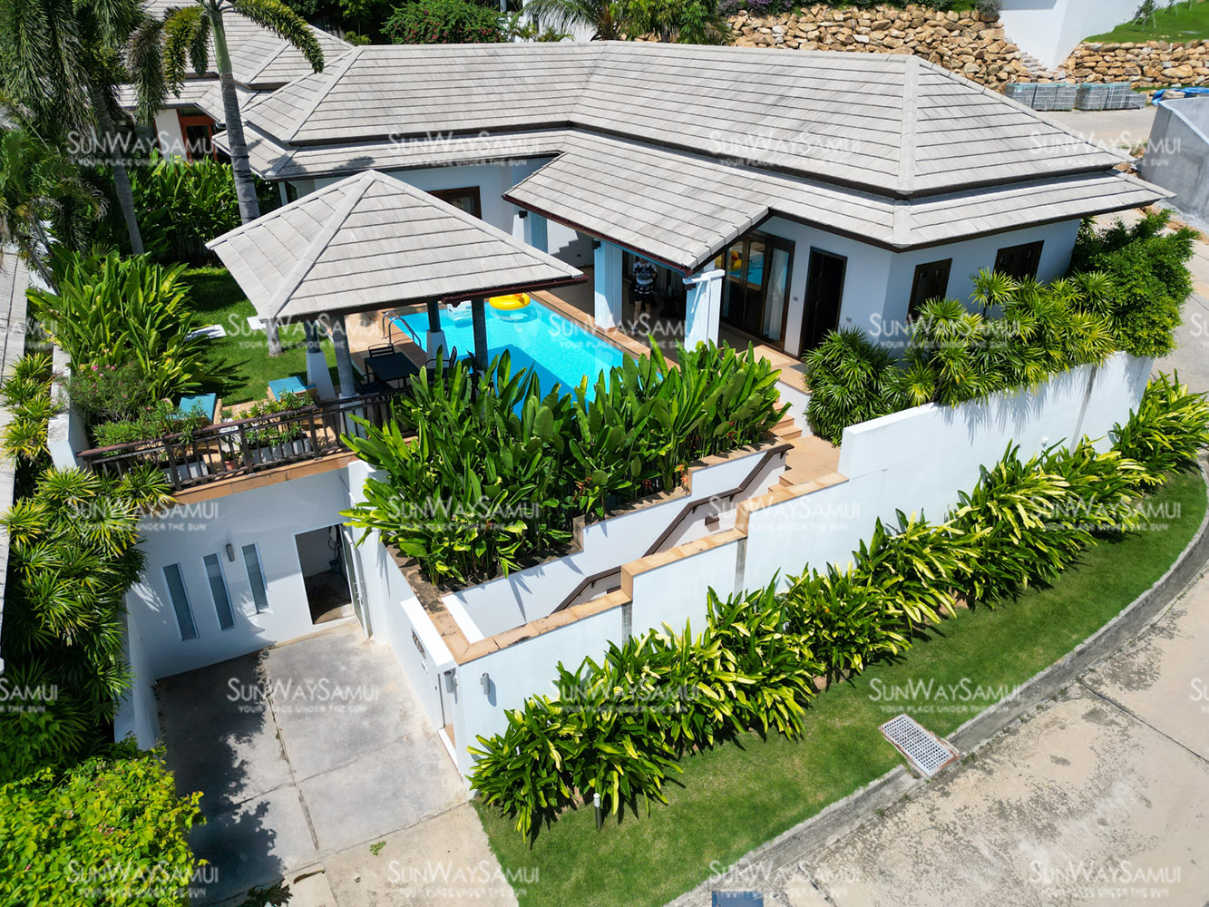 Villa Horizon 20 - Tropical 2 Bedroom Partial Seaview Pool Villa in Choengmon for sale: Villa Horizon 20 - Tropical 2 Bedroom Partial Seaview Pool Villa in Choengmon for sale