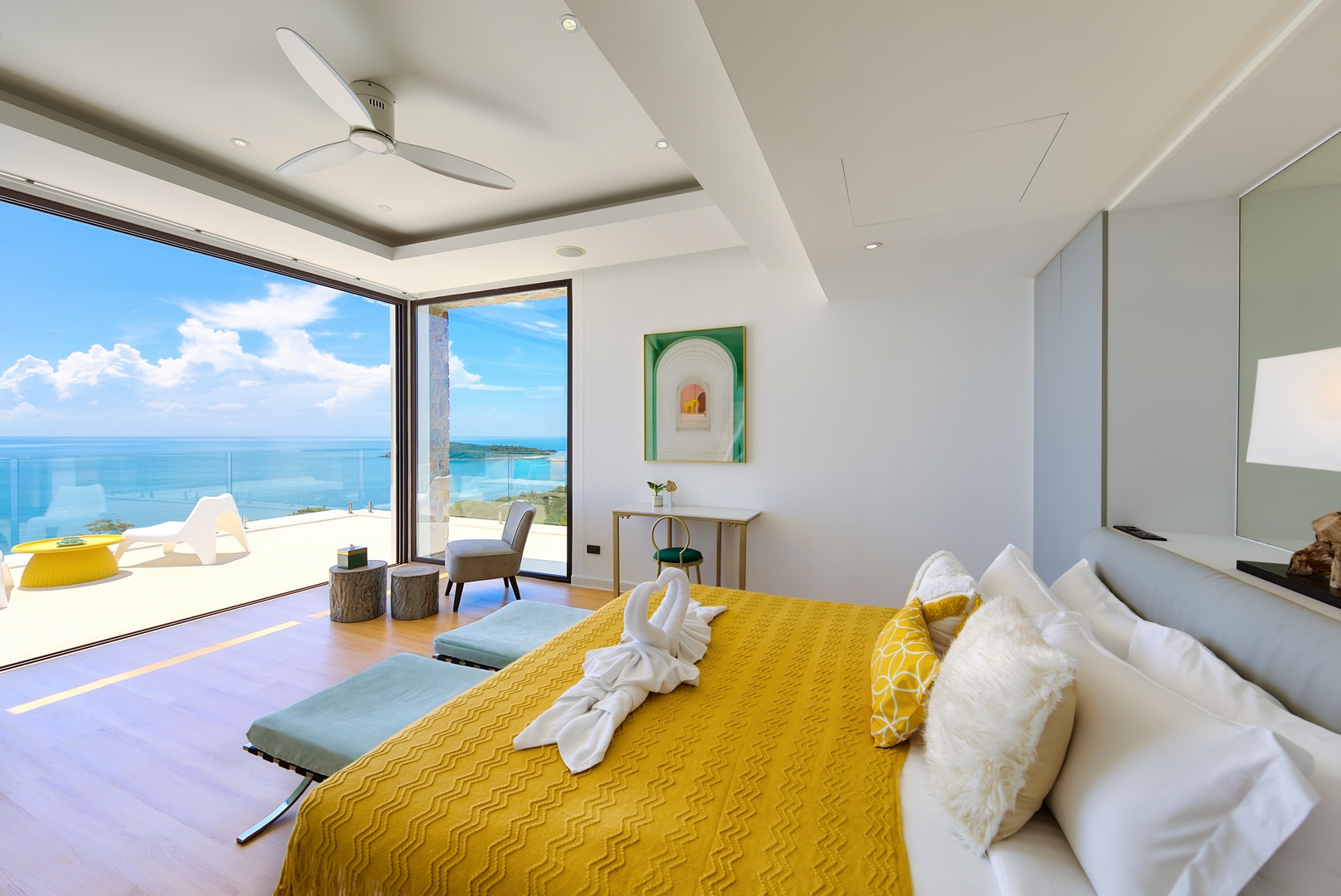 Villa Turquoise – Luxury 4 Bedroom Seaview Villa in North Chaweng for sale