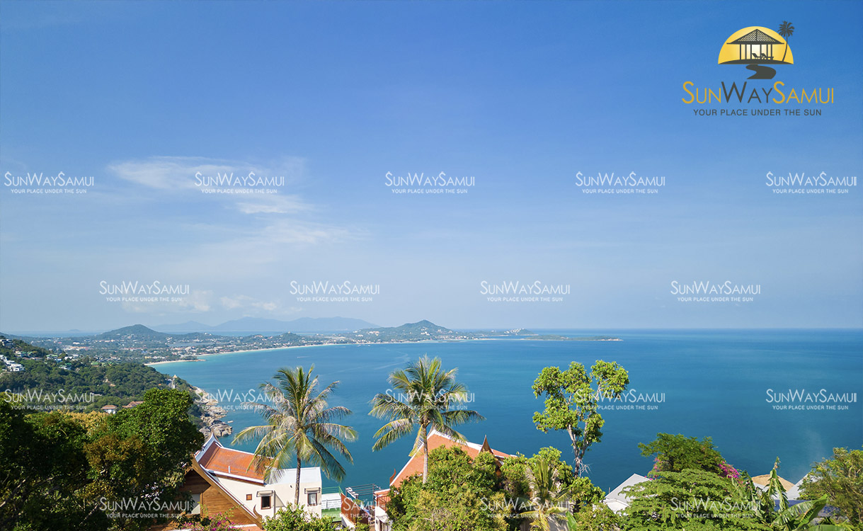 (SOLD) Exceptional 2160 sqm Seaview Land in Chaweng Noi for sale