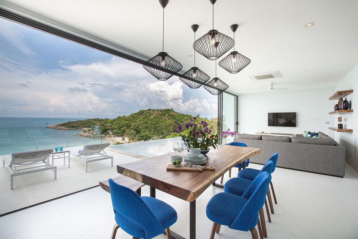 Villa Dahlia - Breathtaking 3+1 Bedroom Seaview Villa in Thongson Bay for sale