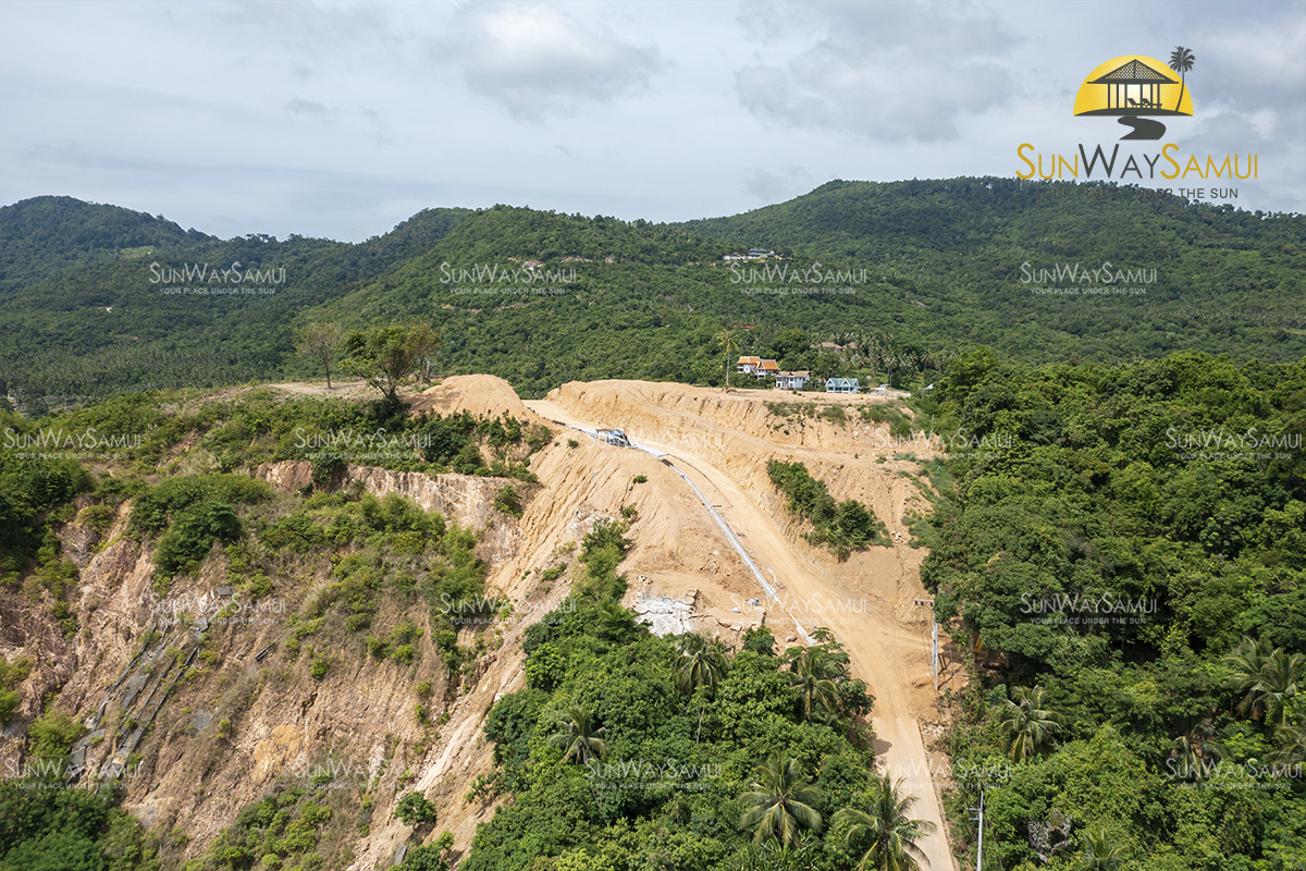 Exclusive 20 rai Hill Top Land in Ban Tai for Sale