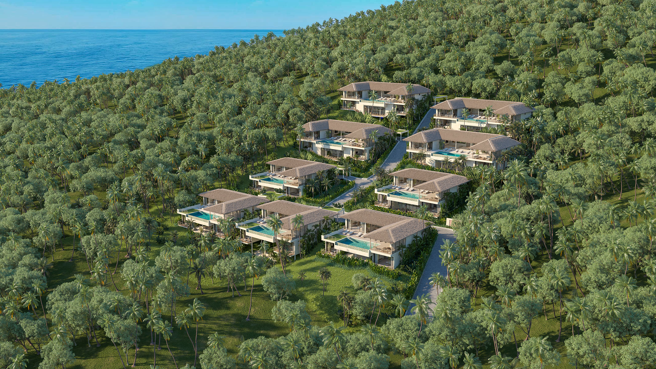 Pacific Sunset – Villa Java 4 Bedroom Seaview Pool Villa in Bang Makham for sale