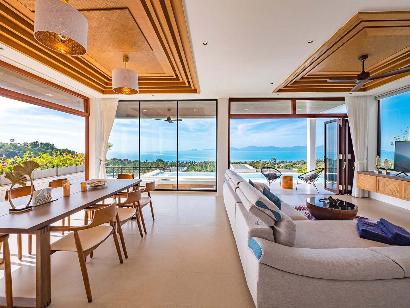 (PRICE REDUCED!) Darika Residence B5 - Dazzling 4 Bedroom Seaview Pool Villa in Bang Por for sale