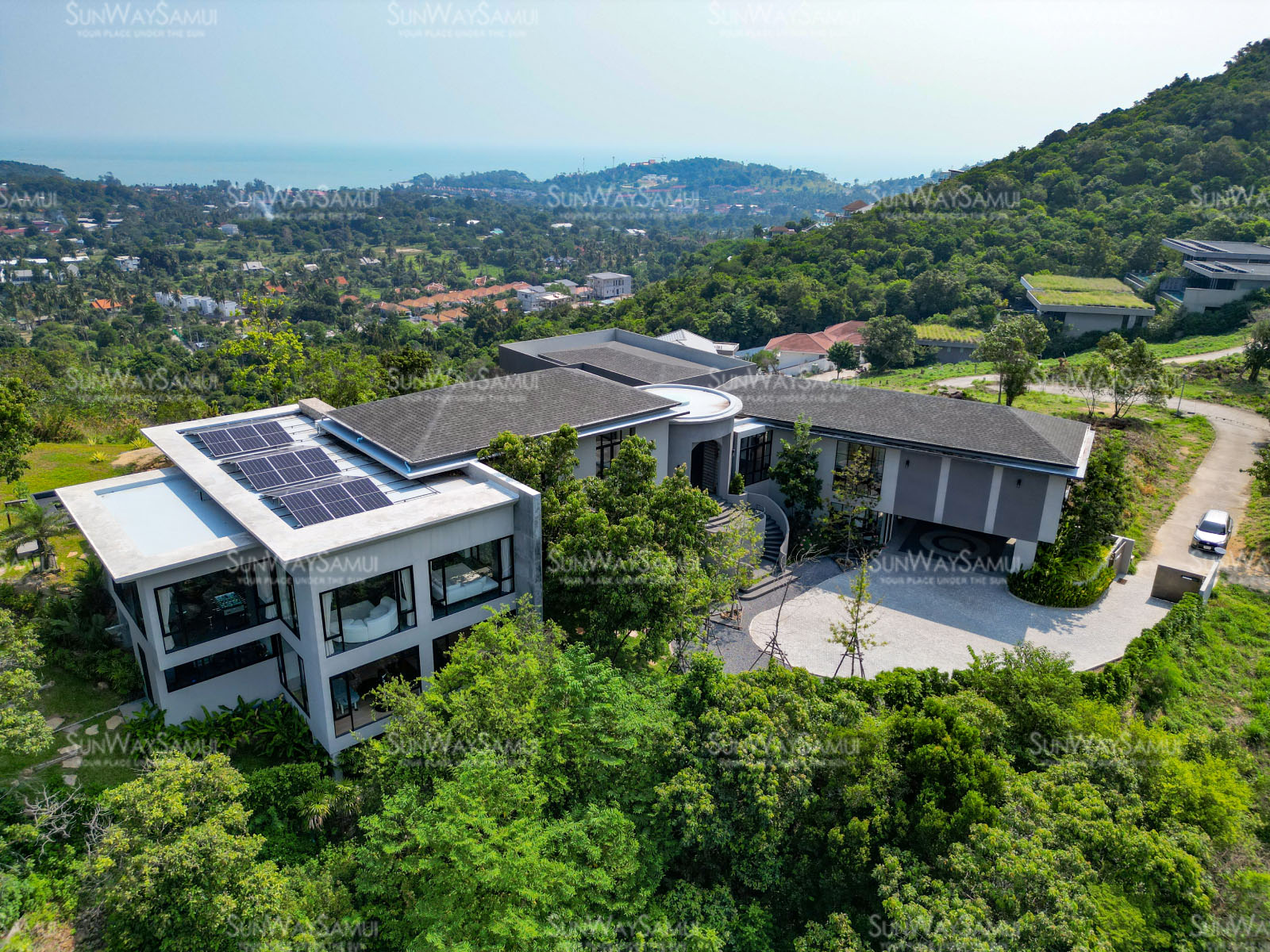 Villa Raphy – Palatial 4 Bedroom Seaview Pool Villa in Plai Laem Mountain Ridge for sale: Villa Raphy – Palatial 4 Bedroom Seaview Pool Villa in Plai Laem Mountain Ridge for sale