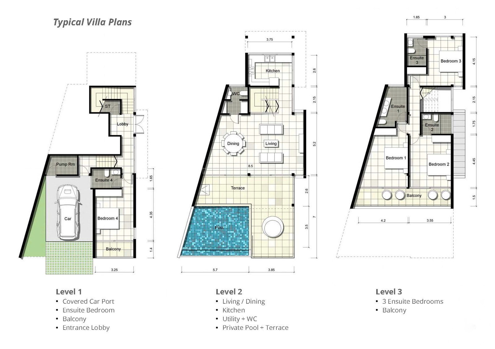 Trendy 4 Bedroom Seaview Pool Villa in Choeng Mon for sale