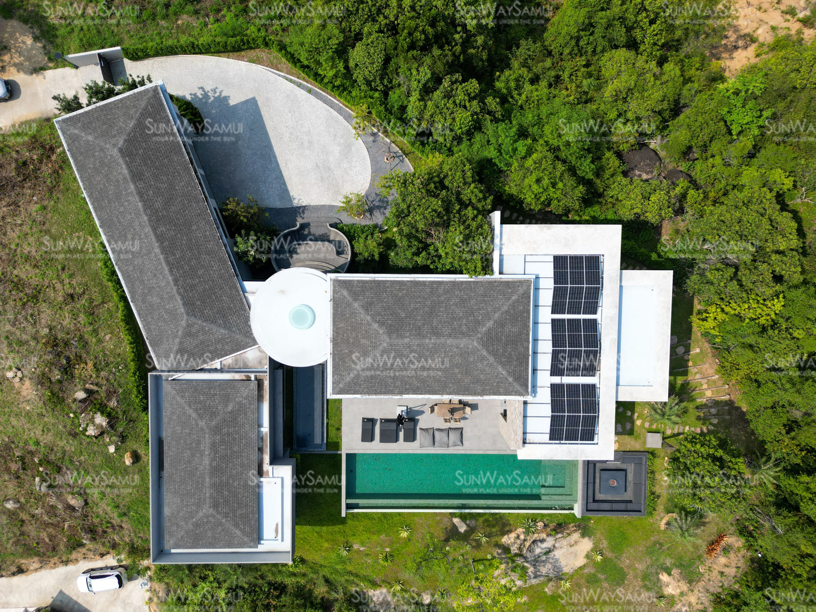 Villa Raphy – Palatial 4 Bedroom Seaview Pool Villa in Plai Laem Mountain Ridge for sale: Villa Raphy – Palatial 4 Bedroom Seaview Pool Villa in Plai Laem Mountain Ridge for sale