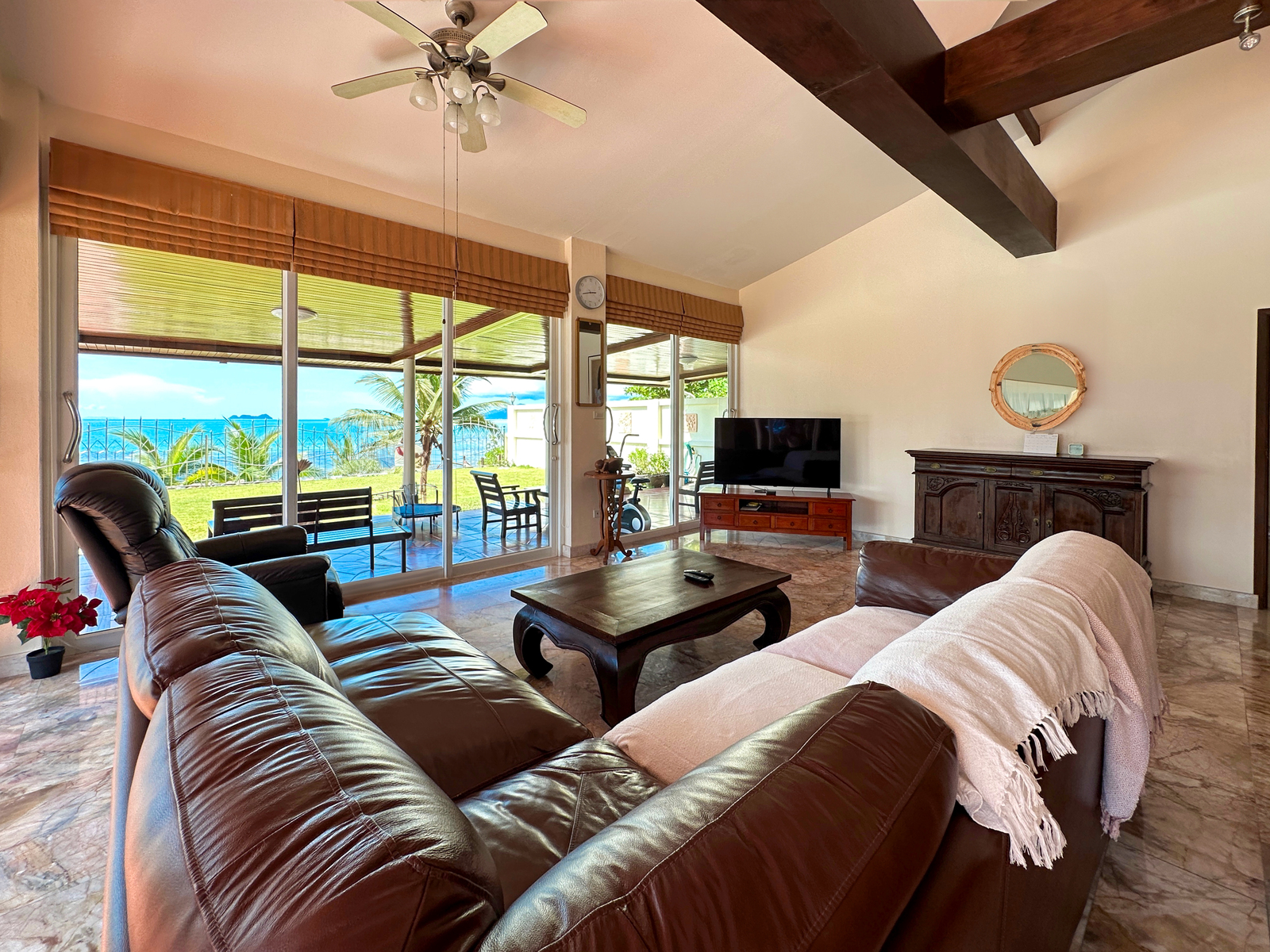 (PRICE REDUCED!) Rare Opportunity 9-Bedroom Beachfront Villa with Redevelopment Potential in Bangpor