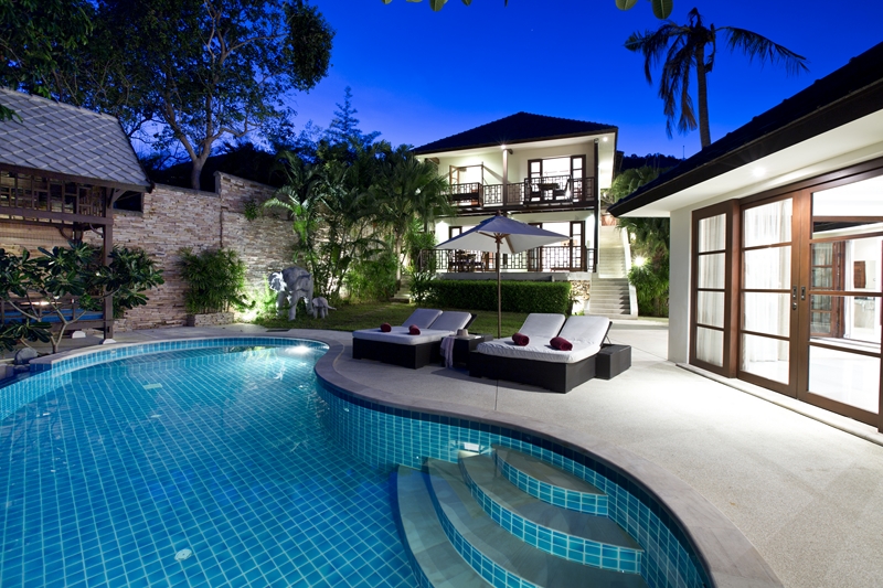 (SOLD) Oceanfront 4 Bedroom Villa in 5 Star Resort Kanda Residence in Choeng Mon