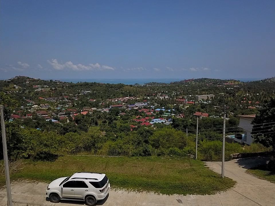 3 Individual Panoramic Sea View plots up for sale in Plai Laem: Panoramic Sea View plots up for sale in Plai Laem