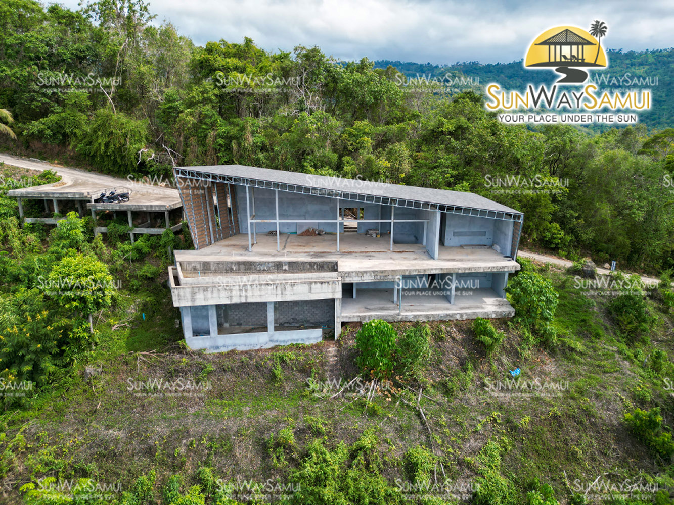 Azur Samui – Attractive 5 Bedroom Seaview Pool Villa in Maenam for sale