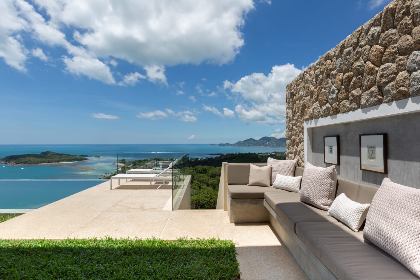 The Landmark - Spectacular 4 Bedroom Seaview Pool Villa in North Chaweng for sale