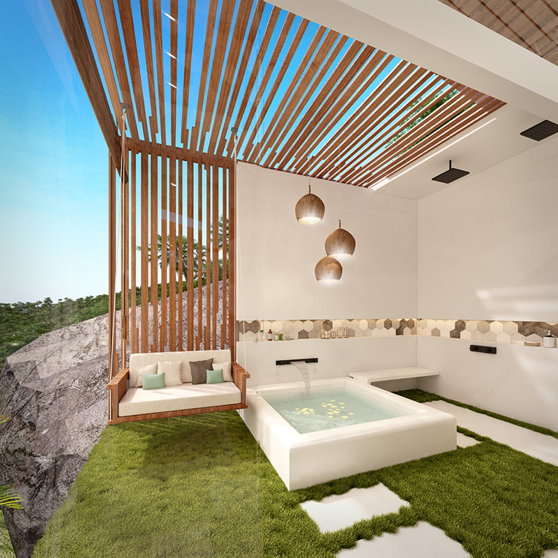 (SOLD) Pacific Palisade - Contemporary Tropical 5 Bedroom Seaview Pool Villas in Bang Por 