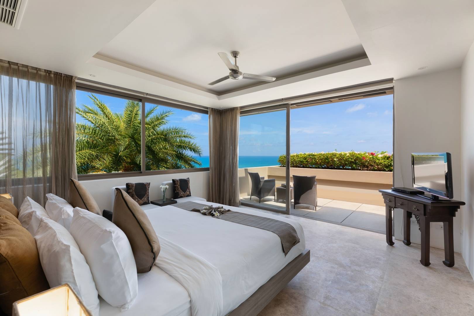 Napa Villa - Contemporary 4 Bedroom Seaview Pool Villa in North Chaweng for sale